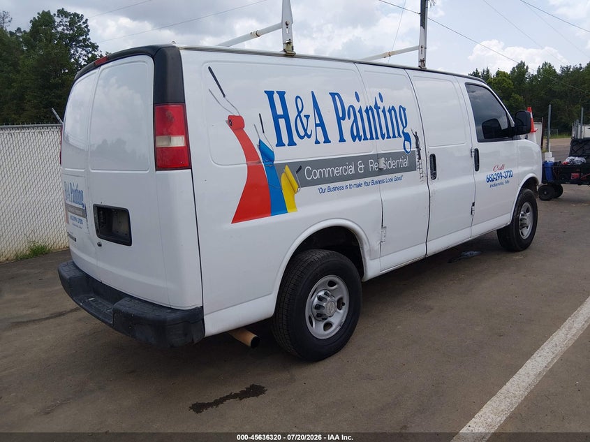 Vin: 1gcwgaff2h1135283, lot: 46134821, chevrolet express 2500 work van 20174