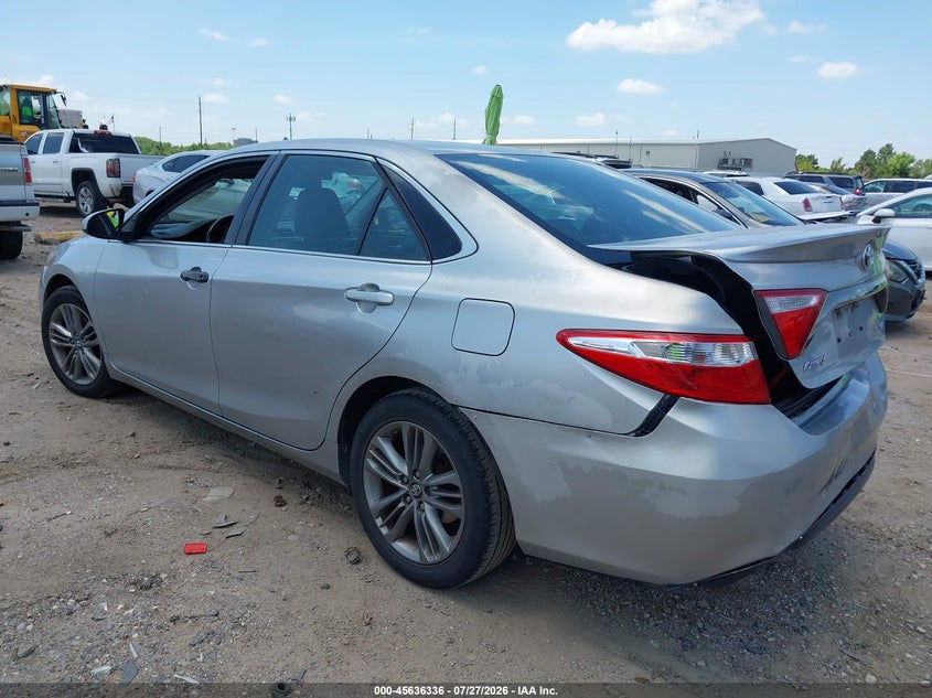 Vin: 4t1bf1fk9gu193415, lot: 46134837, toyota camry se 20163