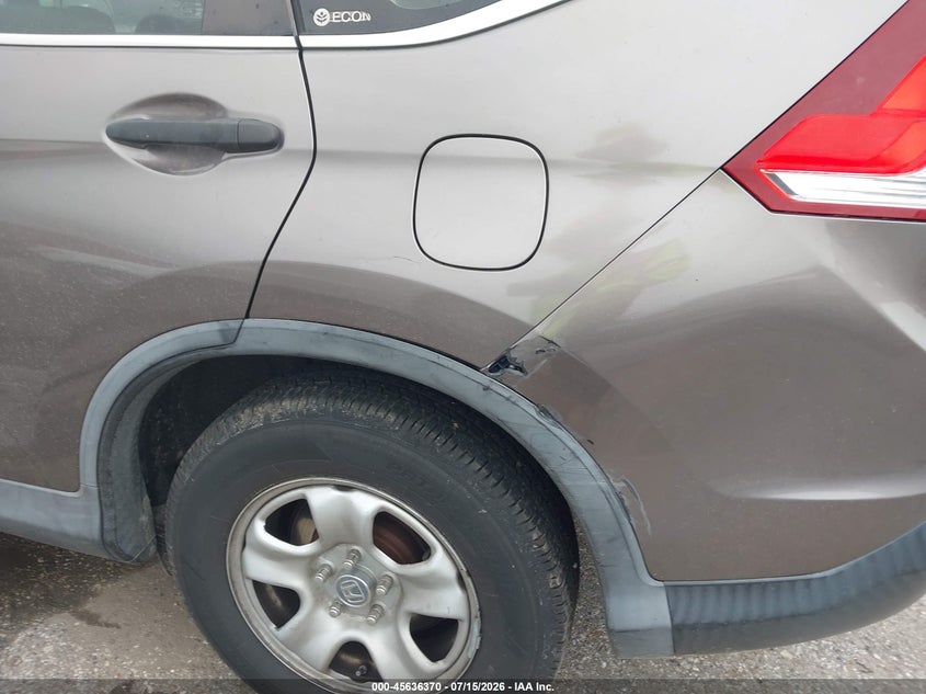 2012 HONDA CR-V SPORT UTILITY VEHICLE 2.4L I-4 DOHC, VVT, 185HP