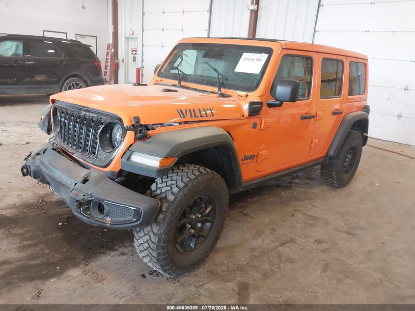2025 Jeep Wrangler 4Xe Willys 4Xe VIN: 1C4RJXN69SW596879 Lot: 45636389