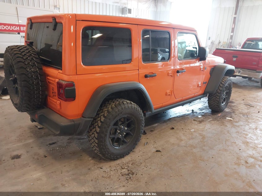 2025 Jeep Wrangler 4Xe Willys 4Xe VIN: 1C4RJXN69SW596879 Lot: 45636389