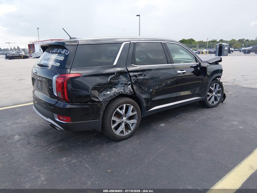 2020 Hyundai Palisade Sel VIN: KM8R34HE4LU074827 Lot: 45636403