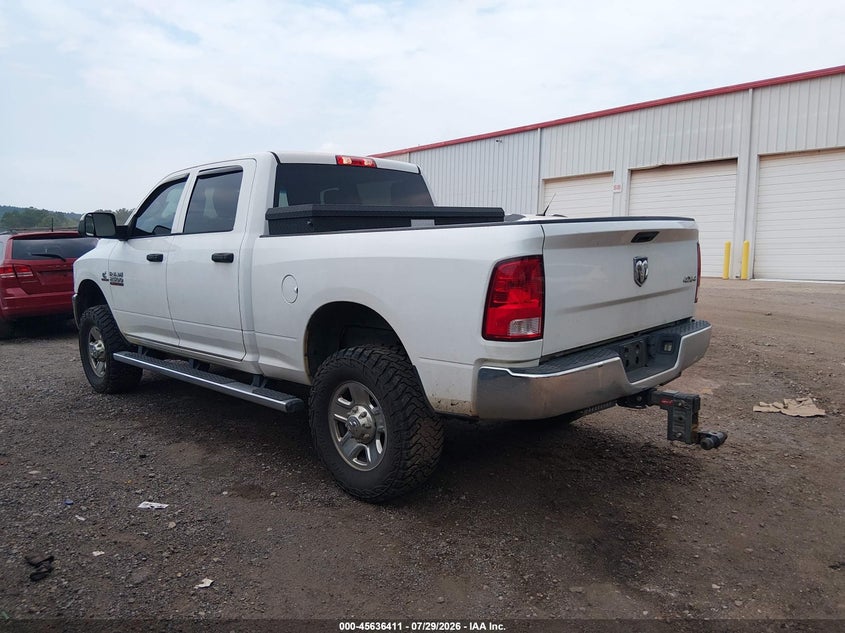 Vin: 3c6ur5cl5jg419766, lot: 46134910, ram 2500 tradesman  4x4 6'4 box 20183