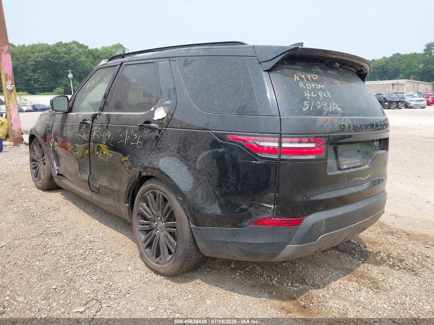 Vin: salrt2rvxka081376, lot: 46134939, land rover discovery hse luxury 20193