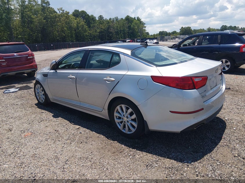 Vin: 5xxgn4a7xfg384122, lot: 46134964, kia optima ex 20153