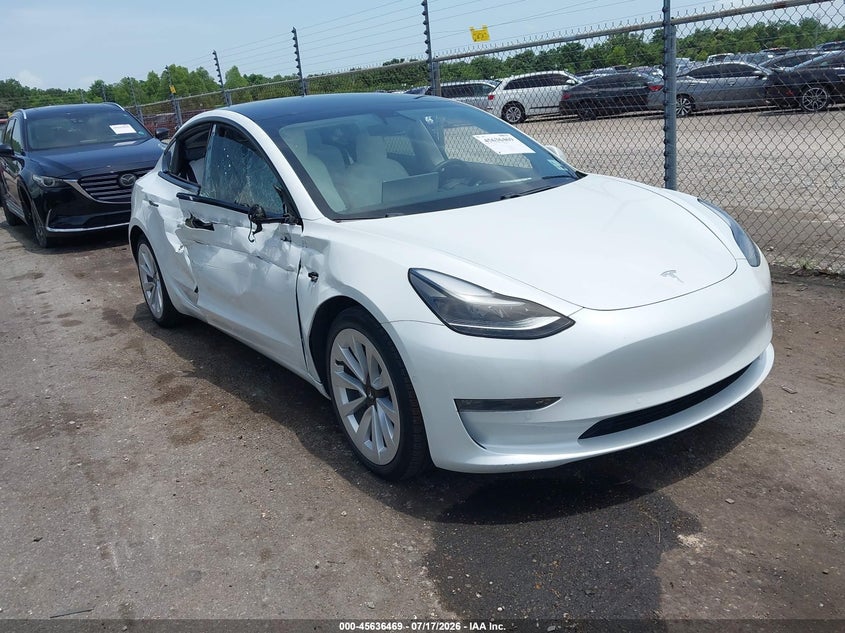 2021 TESLA MODEL 3  (VIN: 5YJ3E1EB2MF919200)