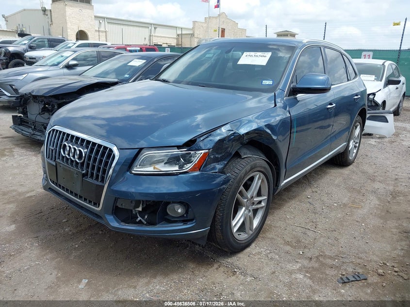 Vin: wa1l2afp6ga094191, lot: 46135007, audi q5 2.0t premium 20162