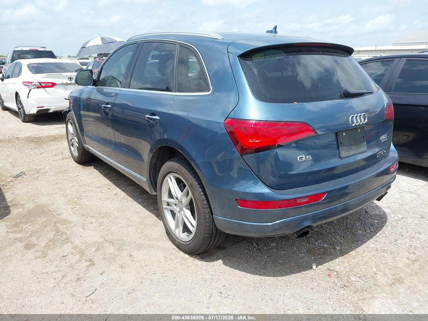 Vin: wa1l2afp6ga094191, lot: 46135007, audi q5 2.0t premium 20163