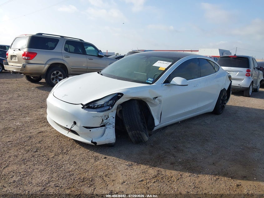 2020 TESLA MODEL 3 auction photo 2