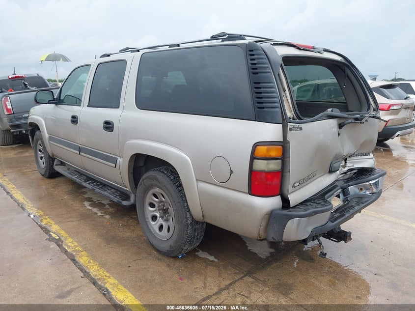 2005 Chevrolet Suburban 1500 Ls VIN: 1GNEC16Z25R145799 Lot: 45636605