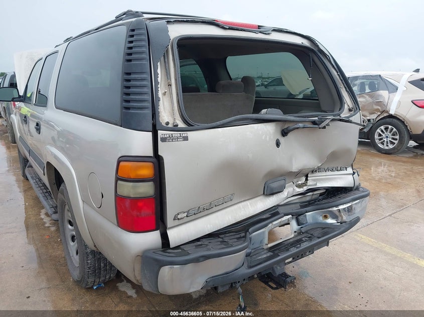 2005 Chevrolet Suburban 1500 Ls VIN: 1GNEC16Z25R145799 Lot: 45636605