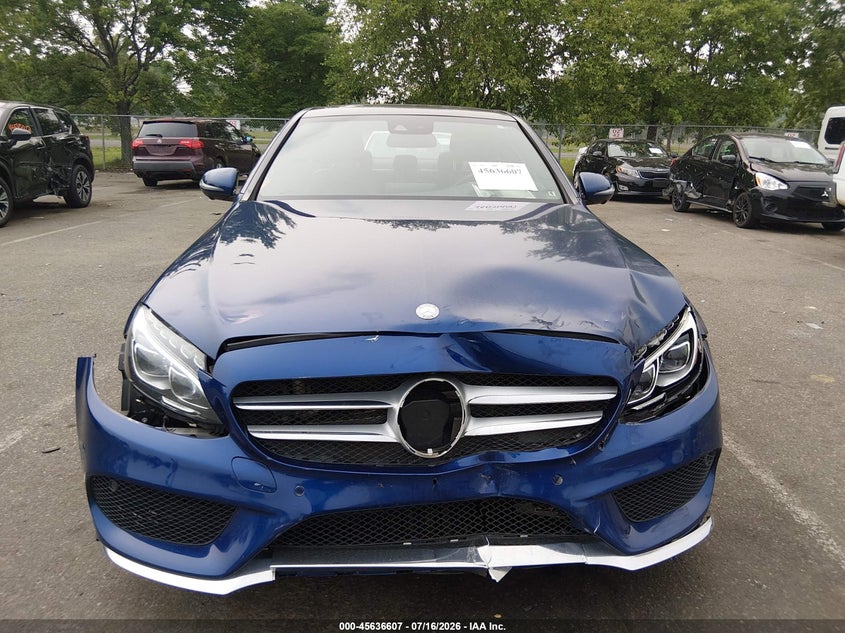 2017 Mercedes-Benz C 300 4Matic/Luxury 4Matic/Sport 4Matic VIN: 55SWF4KB6HU206336 Lot: 45636607