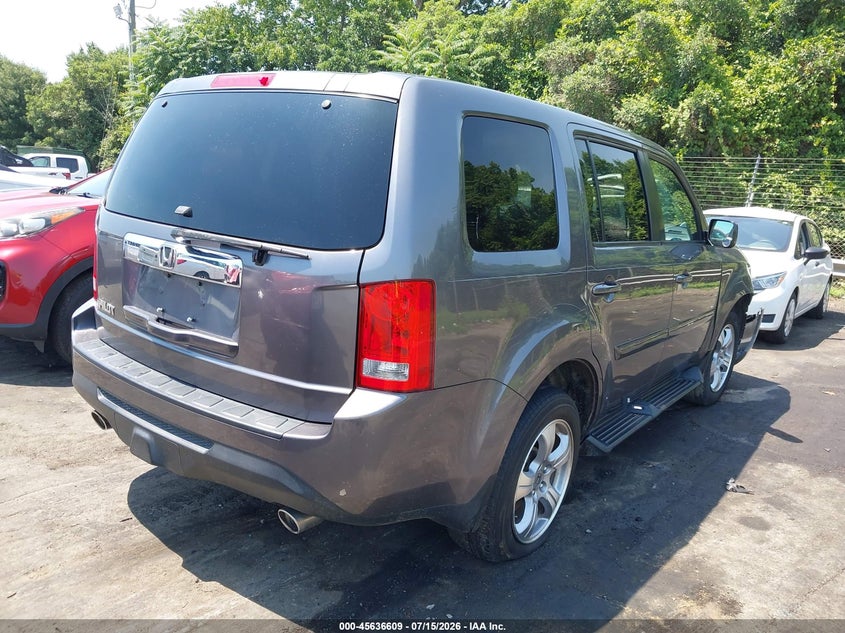 Vin: 5fnyf3h55eb007585, lot: 46135110, honda pilot ex-l 20144