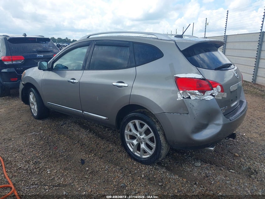 Vin: jn8as5mt4bw165232, lot: 46135115, nissan rogue sv 20113