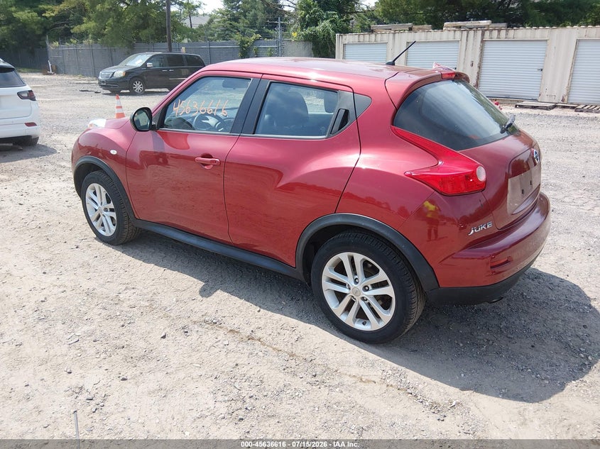 Vin: jn8af5mv8dt227113, lot: 46135117, nissan juke s 20133