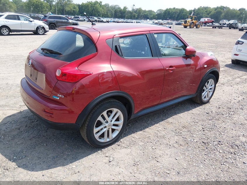 Vin: jn8af5mv8dt227113, lot: 46135117, nissan juke s 20134
