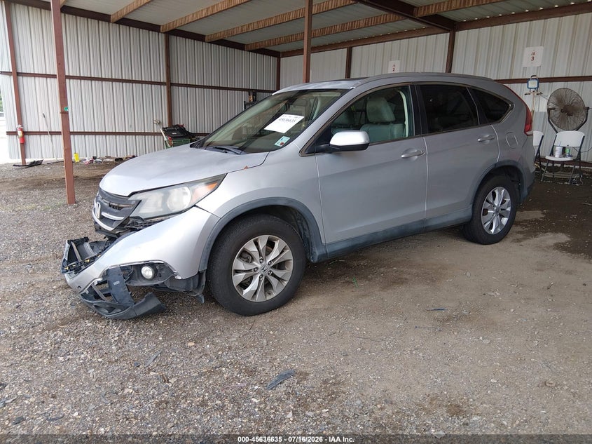 2013 Honda CR-V, Удар спереди, IAAI, VIN 2HKRM4H78DH673700 — фото 2