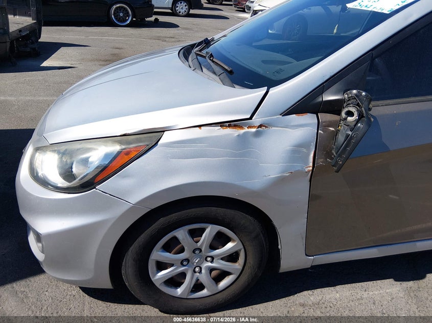 2014 Hyundai Accent Gls VIN: KMHCT4AE1EU600057 Lot: 45636638