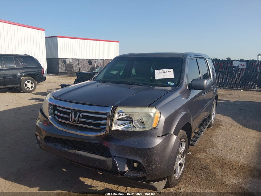 Vin: 5fnyf3h41fb024179, lot: 46135141, honda pilot ex 20152