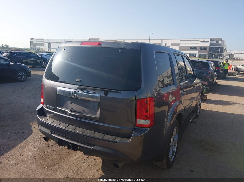 Vin: 5fnyf3h41fb024179, lot: 46135141, honda pilot ex 20154