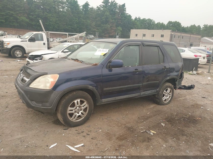 2004 Honda CR-V, Лівий бік, IAAI, VIN SHSRD78814U244237 — фото 2