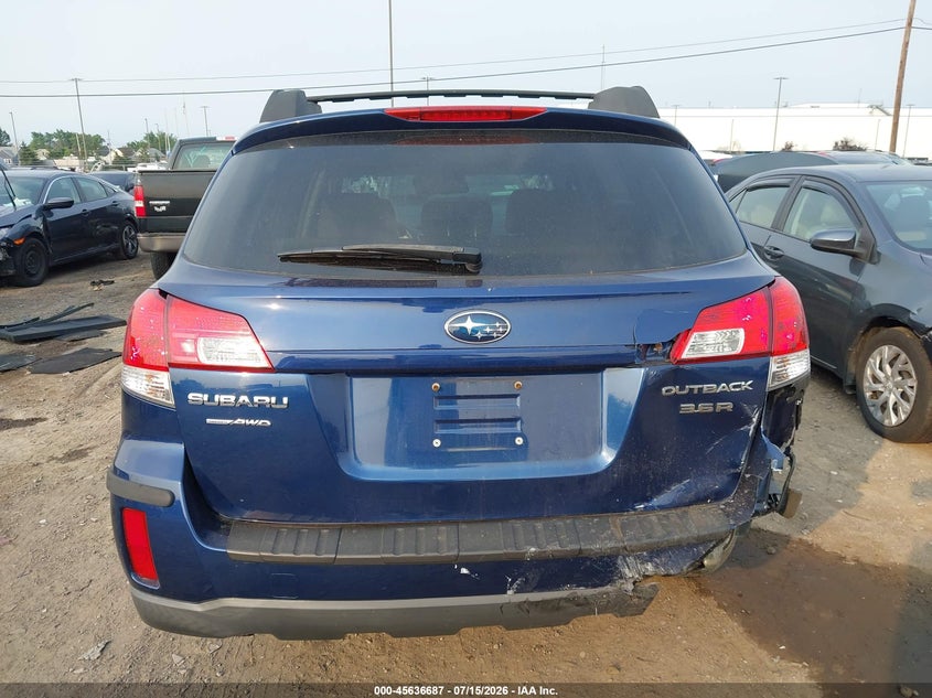 2010 SUBARU OUTBACK SPORT UTILITY VEHICLE 3.6L H-6 DOHC, VVT, 256HP