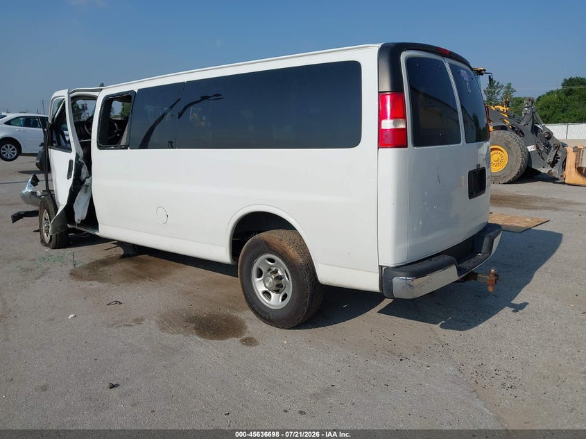 Vin: 1gazgpfg2j1282257, lot: 46135199, chevrolet express 3500 lt 20183