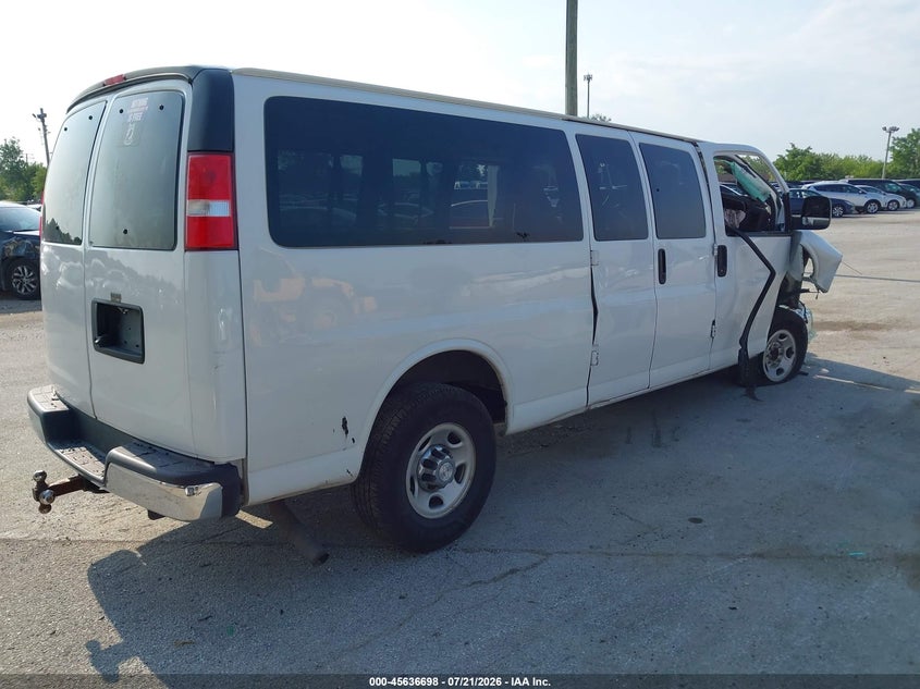 Vin: 1gazgpfg2j1282257, lot: 46135199, chevrolet express 3500 lt 20184