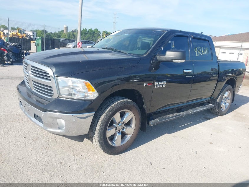 Vin: 1c6rr7lm1hs875034, lot: 46135215, ram 1500 big horn  4x4 5'7 box 20172