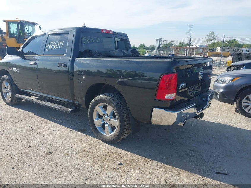 Vin: 1c6rr7lm1hs875034, lot: 46135215, ram 1500 big horn  4x4 5'7 box 20173