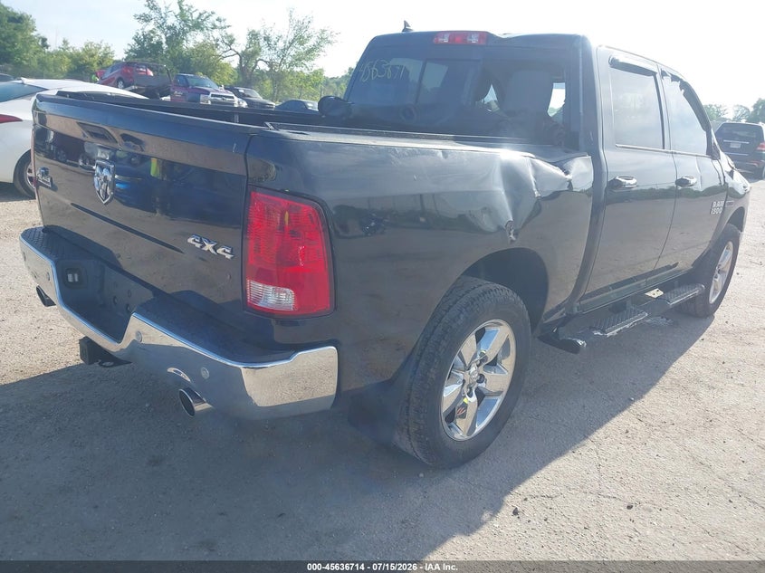 Vin: 1c6rr7lm1hs875034, lot: 46135215, ram 1500 big horn  4x4 5'7 box 20174