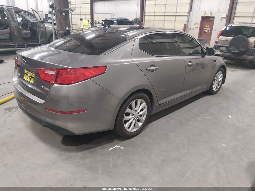 Vin: 5xxgn4a73eg301502, lot: 46135224, kia optima ex 20144