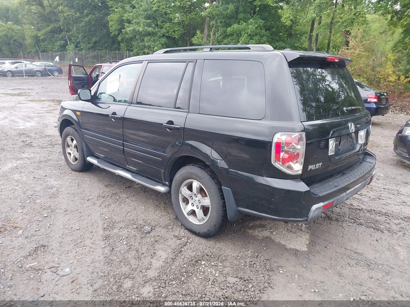 2008 Honda Pilot Se VIN: 5FNYF18378B026047 Lot: 45636735