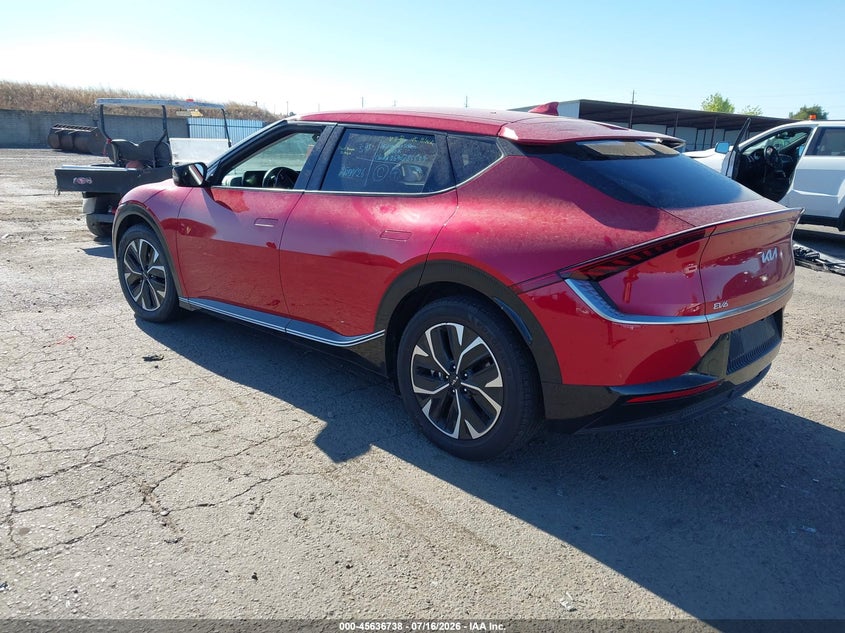 Vin: kndc3dlc5r5186538, lot: 46135239, kia ev6 wind 20243