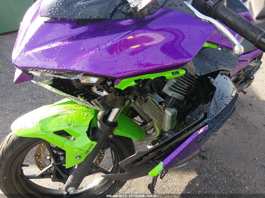 2025 Kawasaki Ex500 A/B VIN: ML5EXGJ19SDA50888 Lot: 45636772