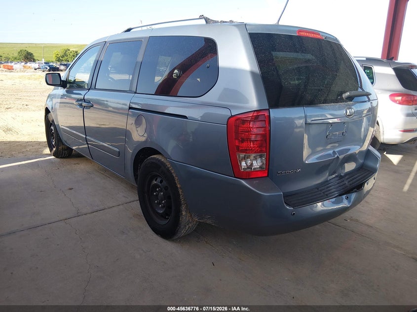 Vin: kndmg4c70e6588502, lot: 46135277, kia sedona lx 20143