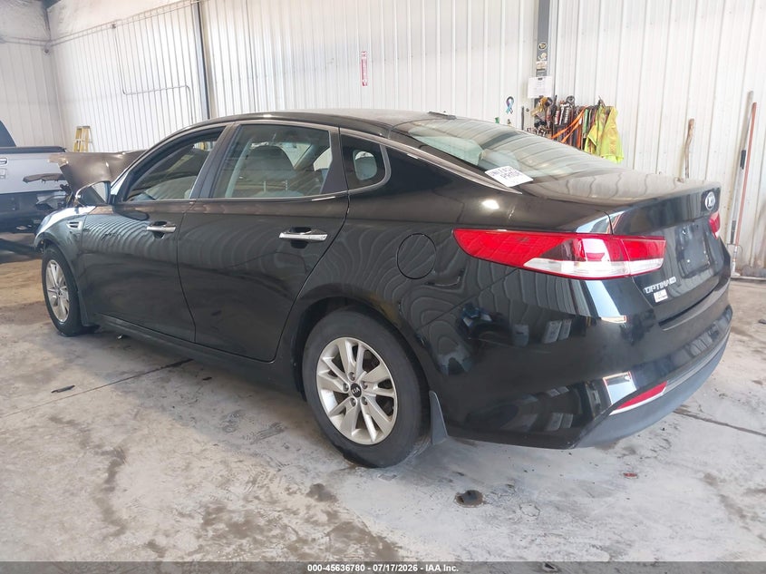 Vin: 5xxgt4l35gg047861, lot: 46135281, kia optima lx 20163