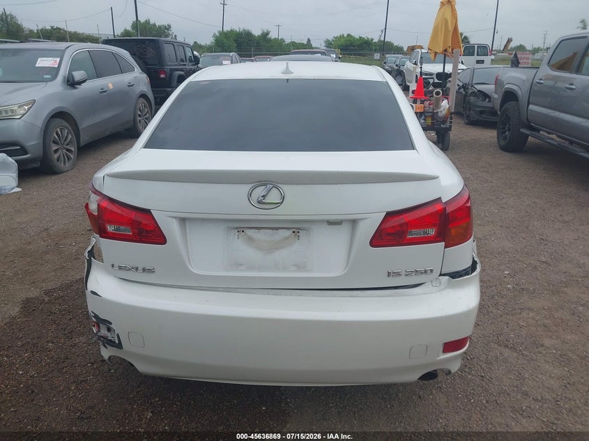 2008 Lexus Is 250 VIN: JTHBK262085076595 Lot: 45636869