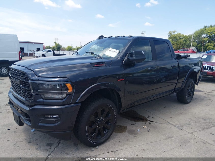 Vin: 3c6ur5sl3mg694803, lot: 46135376, ram 2500 limited  4x4 6'4 box 20212