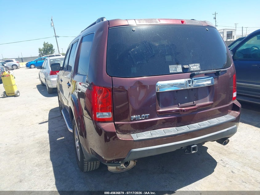 Vin: 5fnyf3h62bb009332, lot: 46135380, honda pilot ex-l 20113