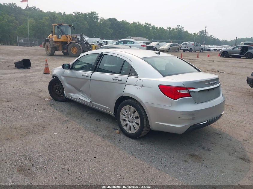 Vin: 1c3bc4fb7bn535398, lot: 46135397, chrysler 200 lx 20113