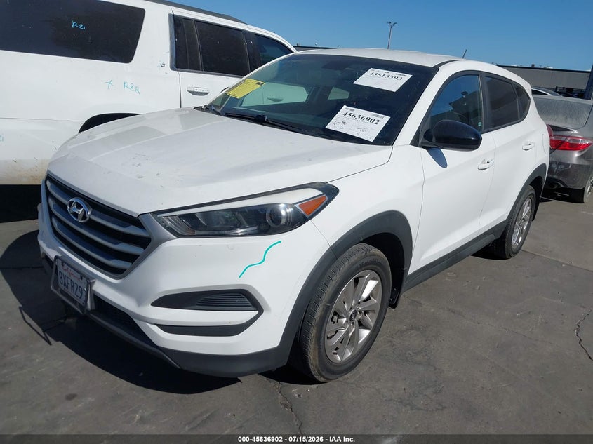 Vin: km8j23a43ju754260, lot: 46135403, hyundai tucson se 20182