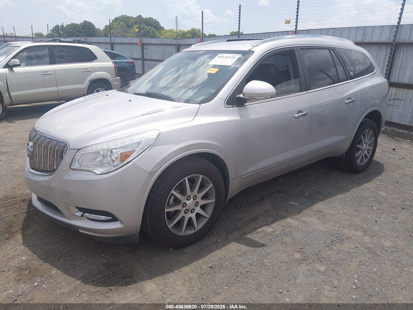 Vin: 5gakrbkd2gj313809, lot: 46135421, buick enclave leather 20162