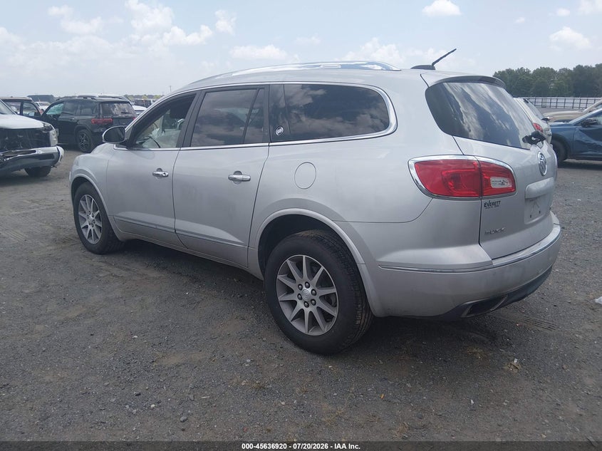 Vin: 5gakrbkd2gj313809, lot: 46135421, buick enclave leather 20163