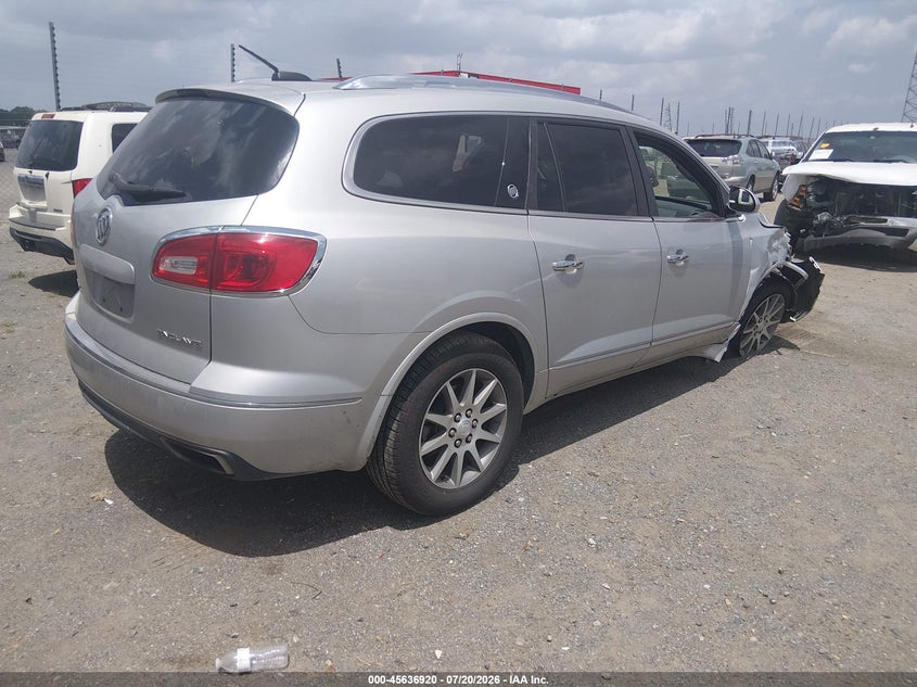 Vin: 5gakrbkd2gj313809, lot: 46135421, buick enclave leather 20164
