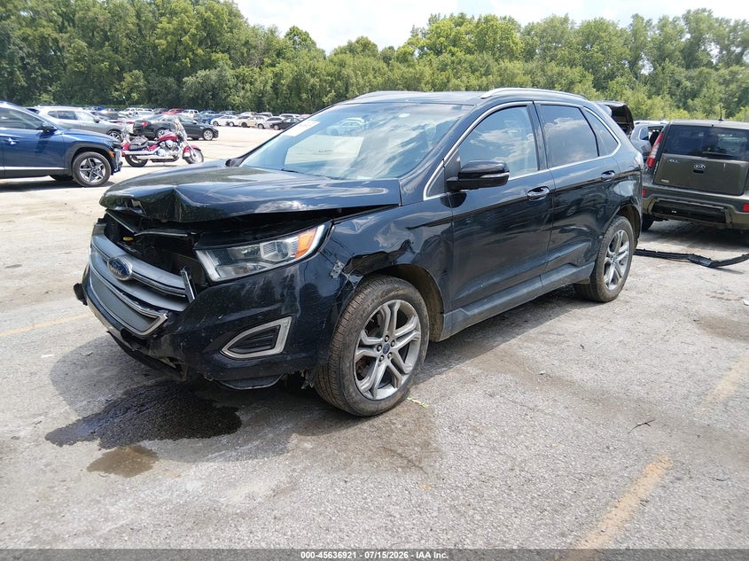 Vin: 2fmpk4k87gbb44331, lot: 46135422, ford edge titanium 20162
