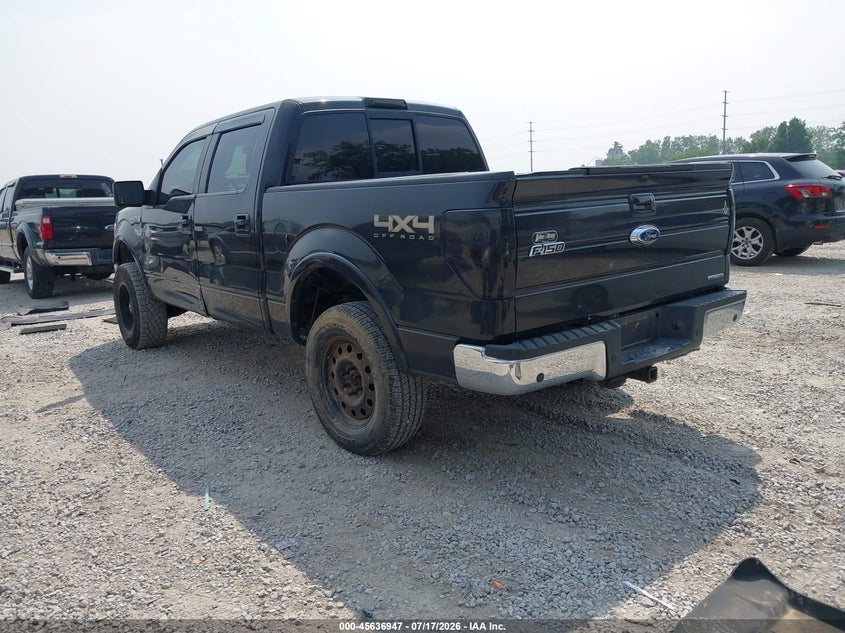 Vin: 1ftfw1ef3cfc39538, lot: 46135448, ford f-150 lariat 20123