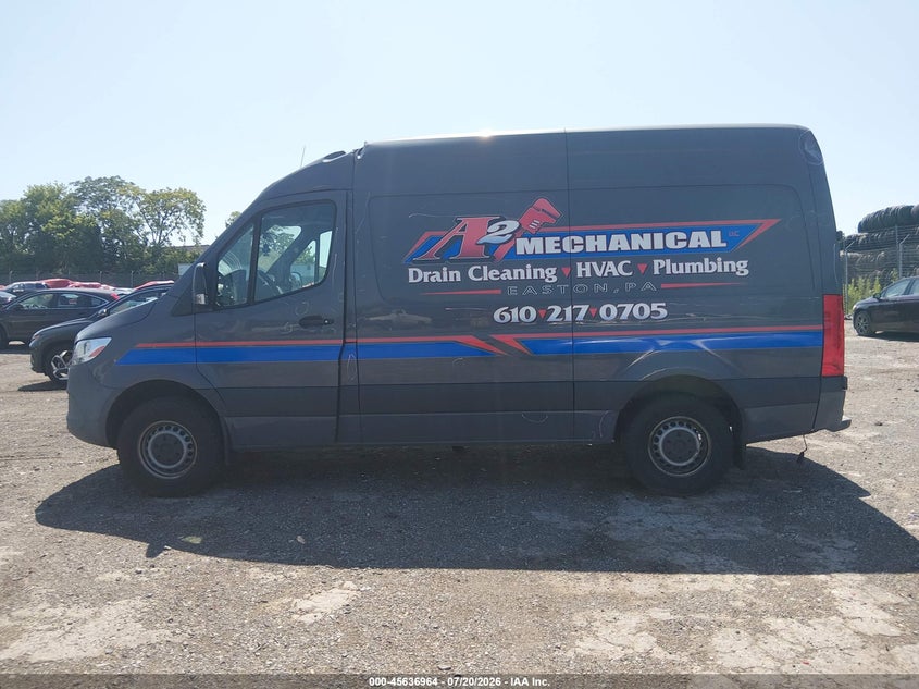 2020 Mercedes-Benz Sprinter 2500 Standard Roof I4 VIN: W1Y40BHY4LT034416 Lot: 45636964