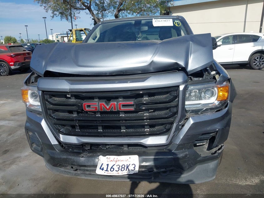 2021 GMC Canyon 2Wd Short Box Elevation Standard VIN: 1GTG5BEA9M1137094 Lot: 45637027