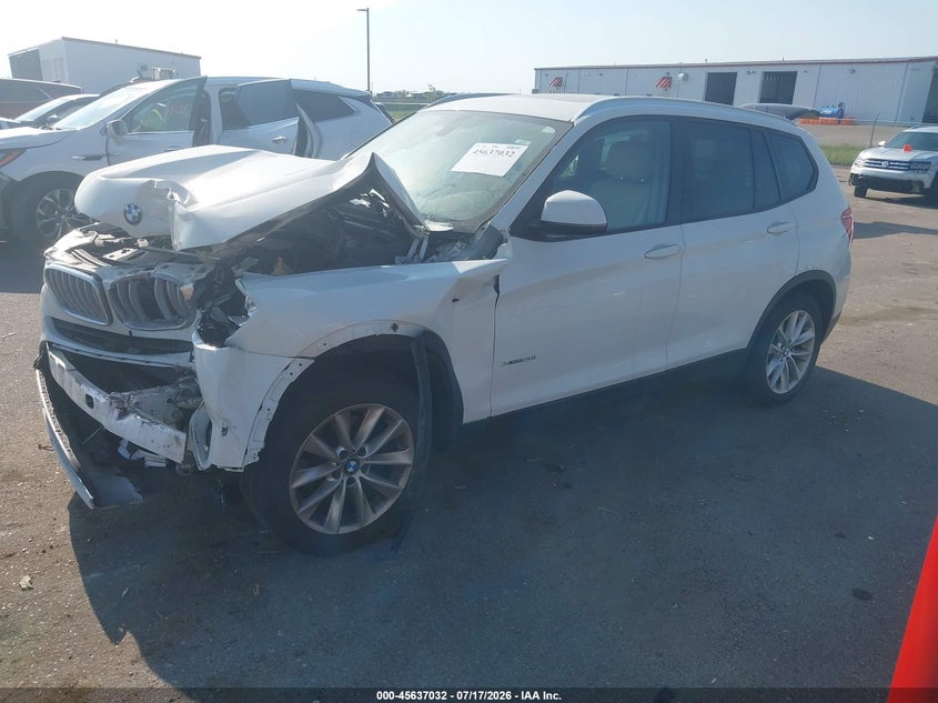 Vin: 5uxwx9c54f0d45236, lot: 46135533, bmw x3 xdrive28i 20152